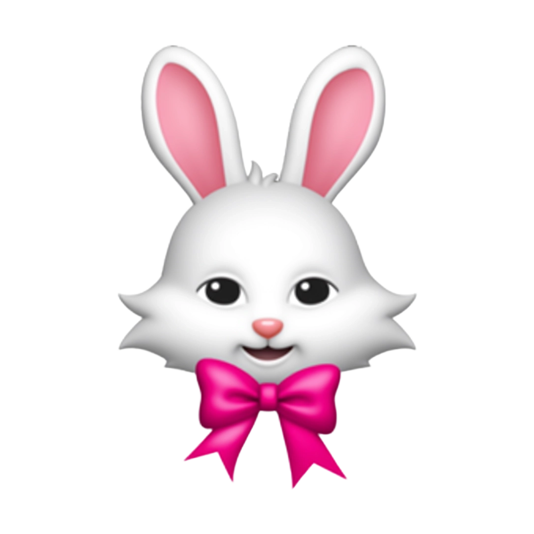 🐰 combined with 🎀