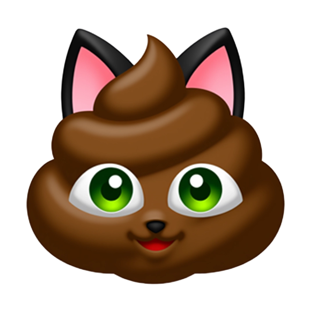 Poop combined with Cat